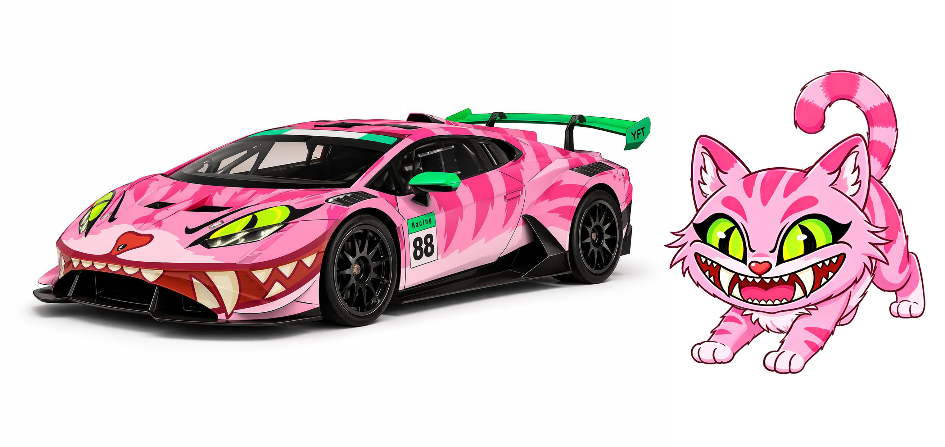Lamborghini Temerario Super Trofeo 1/64 car model